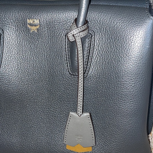 Beautiful leather MCM Milla satchel